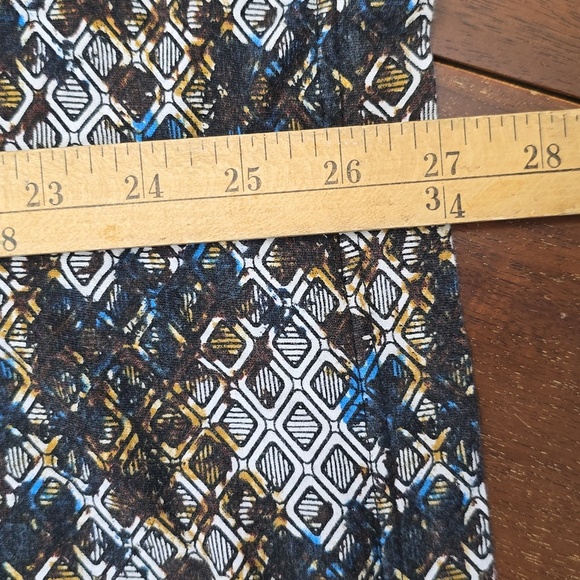 ROBERT GRAHAM Blue and Brown Polo Shirt Pattern Mens L - Picture 6 of 7